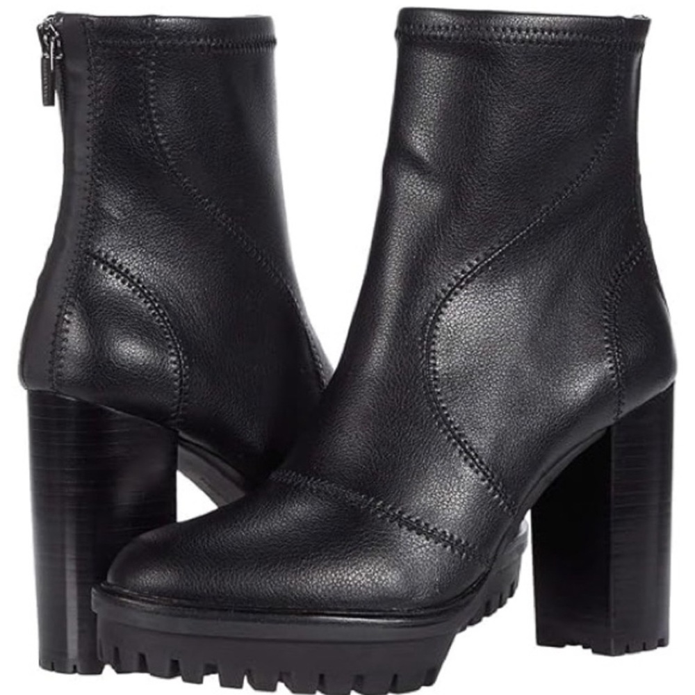 Vince Camuto Black Combat Boots